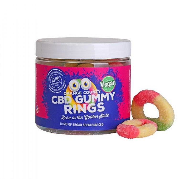 Orange County Gummy Rings 400mg